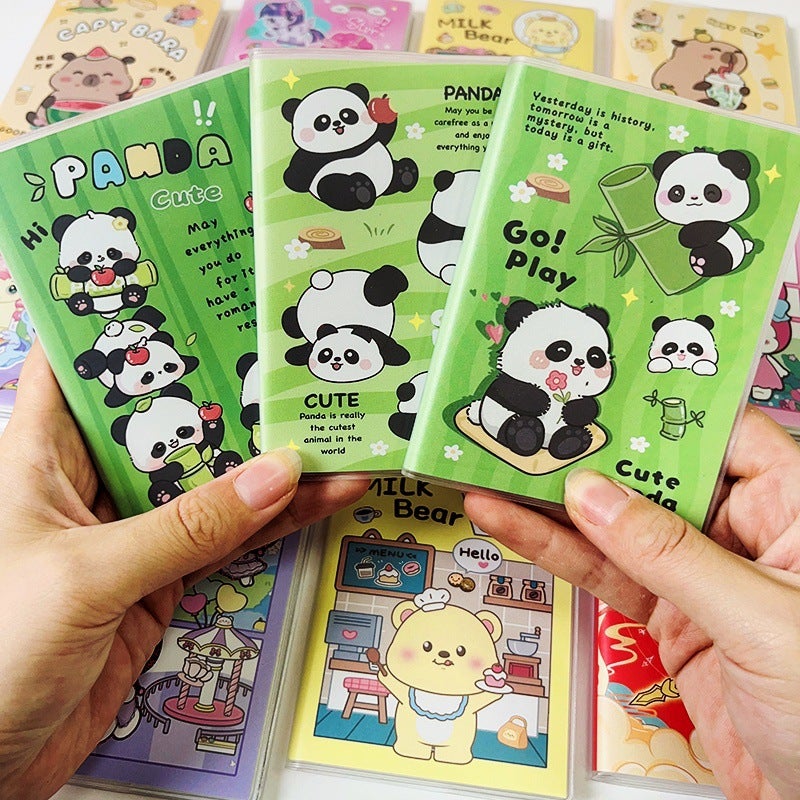 Nezha A7 Pocket Notebook Portable Mini Rubber Sleeve Notebook Capibara Diary Notepad Student Prize - Image 4